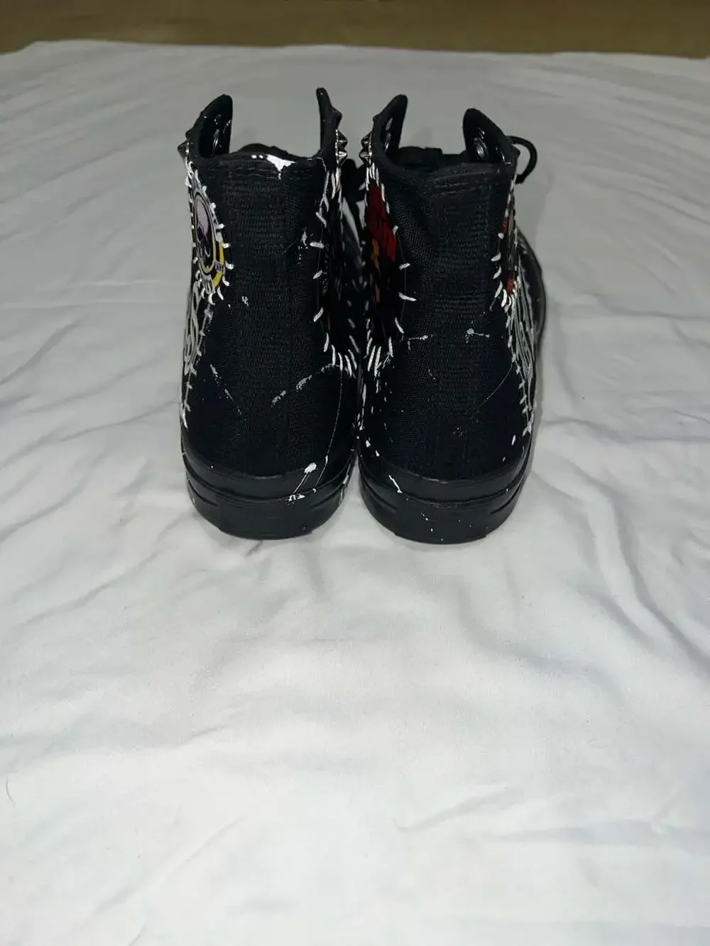 Custom Black Label Society Zakk Sabbath Studded Paint Splatter  Size 12 - Picture 10 of 10